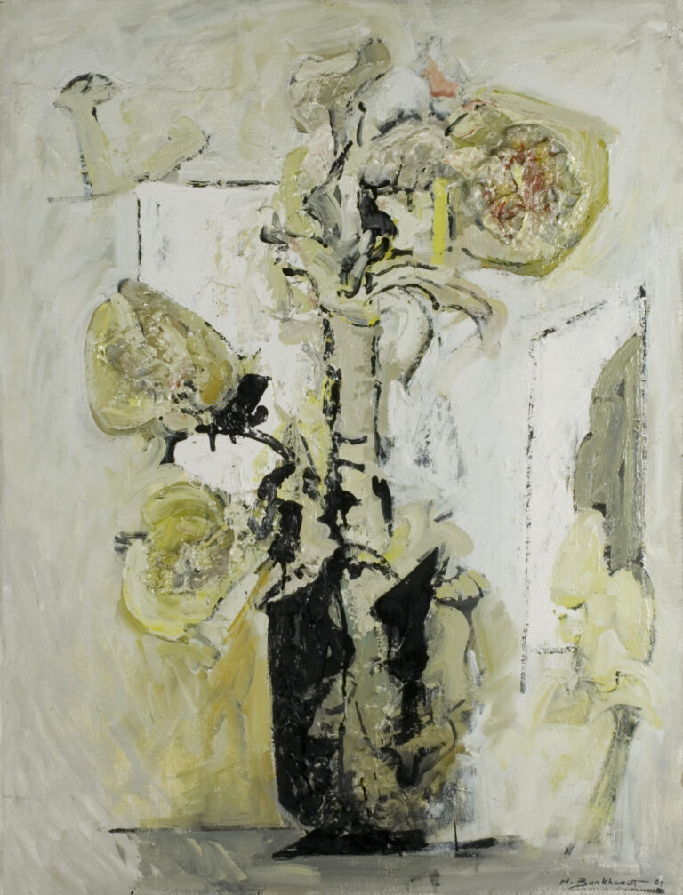 Hans Burkhardt, "Requiem," 1966-1967, Oil on canvas, 42" x 32" (JRFA 9805)