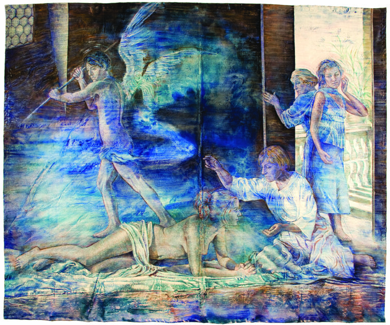 Ruth Weisberg, "The Blessing," Mixed media on canvas, 2008, 80" x 96," (JRFA 9734)
