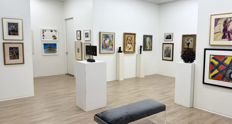 Installation Detail of "Pasadena: L.A.'s Art Legacy"