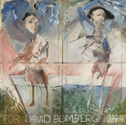 Patrick Graham, The Artist, The Woman, 1983-84, Oil on Canvas, 72 1/2 x 72 1/2 inches, JRFA #10088